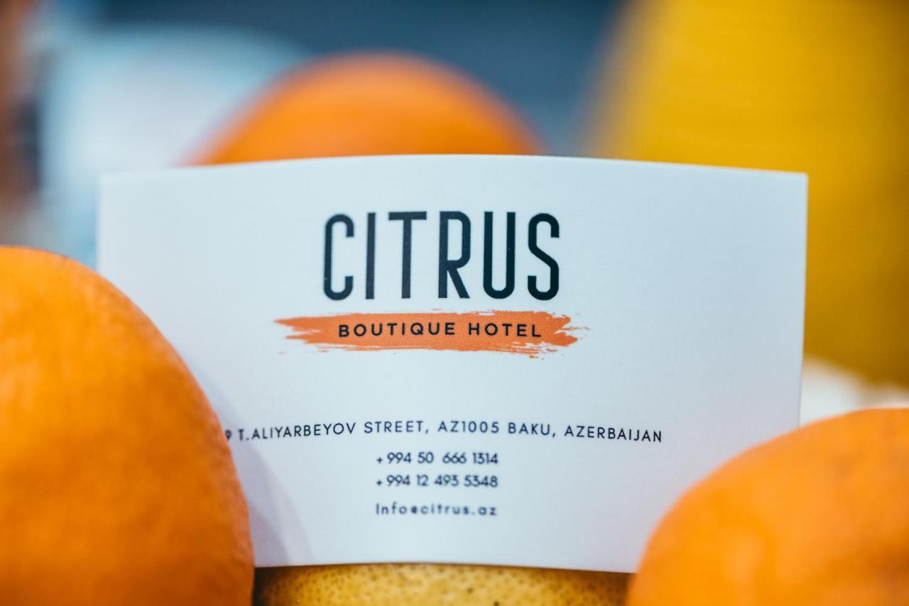 Citrus Boutique Hotel Баку Екстериор снимка